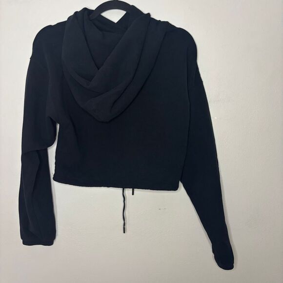 The Group by Babaton Hoodie Women's Extra Small Black Weekender Clinched Cropped - Picture 2 of 8